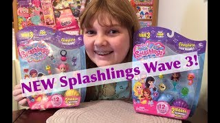 NEW Fall 2017 Splashlings Wave 3 Mermaids 12Packs by TPF Toys – Unboxing amp Review [upl. by Gunther]