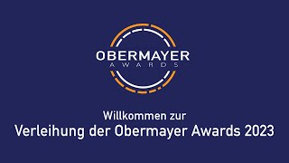 Verleihung der Obermayer Awards 2023 [upl. by Nylyram]