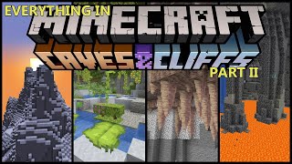 EVERYTHING In MINECRAFT 118 Caves And Cliffs Part 2 [upl. by Nayrbo]