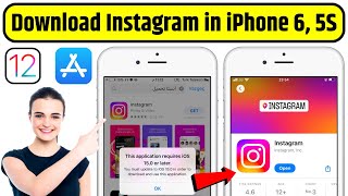 Download Instagram in iPhone 5S 6 6 Plus  This Application Requires iOS 150 or Later Solved [upl. by Angus901]