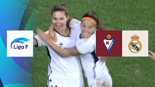 HIGHLIGHTS  Eibar vs Real Madrid Liga F 202324 Matchday 7 [upl. by Etyak]