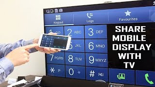 HOW TO CONNECT MOBILE PHONE TO TV  SHARE MOBILE PHONE SCREEN WITH TV [upl. by Seleta]