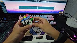 QY FTO Cube Speedsolving Online Challenge first attempt [upl. by Langham]