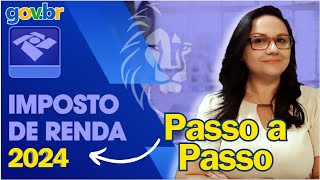 irpf2024 Como fazer a declaração IRPF 2024 Como Declarar Imposto de Renda 2024 [upl. by Cazzie997]