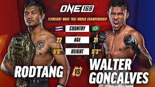 Rodtang Was Pushed To The Limit 😱⚡ Full Fight vs Walter Goncalves [upl. by Manus639]