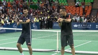 Dancing Tennis Players From Gangnam Style to Crip Walk  Tennis Now [upl. by Corilla]