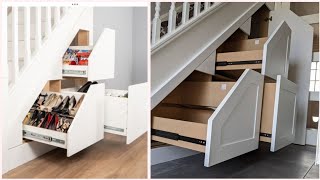 Creative Under Stairs Storage ideas 2022  Under Stairs drawers design  for home decor [upl. by Ahsan]