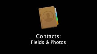 How to edit contact information and photos in the Mac Contacts App [upl. by Hoem]