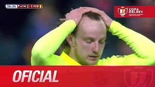 Disparo de Rakitic que desvía Giménez [upl. by Leahcimnhoj550]