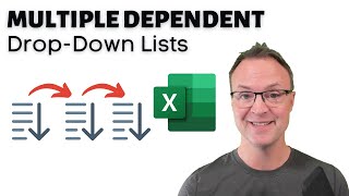 Quickly Create Multiple Dependent DropDown Lists in Microsoft Excel [upl. by Naitsabes808]