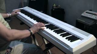 Yamaha P105  Exploring Other Voices amp Demo Layer by Andrea Girbaudo [upl. by Ahcsat]