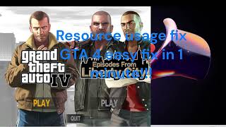 How to fix GTA 4 resource usage 512mb in under a minute [upl. by Nomar73]