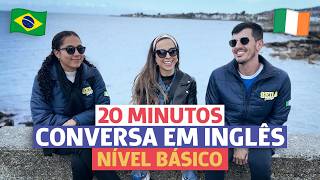 20 minutos de CONVERSAÇÃO BÁSICA em inglês  Diálogos para iniciantes [upl. by Nitsugua]