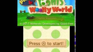 Poochy amp Yoshis Woolly World  Nintendo 3DS Demo Gameplay [upl. by Notsirb]