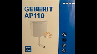 Geberit AP110 Spülkasten [upl. by Leelah]