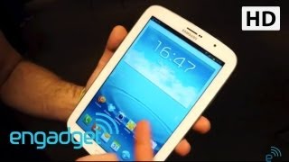 Samsung Galaxy Note 80 handson at MWC 2013  Engadget [upl. by Seigler]