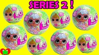 LOL Surprise Dolls Lil Sisters Series 2 LOL Baby Ball Blind Bags [upl. by Inimod]