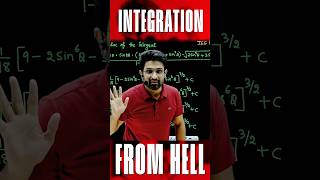 How To Solve 𝐇𝐞𝐥𝐥𝐢𝐬𝐡 Math Problems 😎 bhannatmaths shorts integration [upl. by Mendoza]