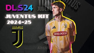 DLS 24 Kits JUVENTUS 🖤🤍 202425 dls24 dreamleaguesoccer2024 dls23 dls dls2024 [upl. by Savick]