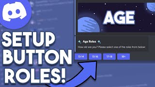 Setup Discord Button Roles 2022 [upl. by Cannell]