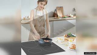 VEVOR Builtin Electric Cooktop Radiant Ceramic Cooktop 4 Burners 232x205 inch Review [upl. by Nylevol]