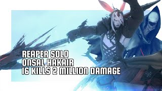 FFXIV PVP Going In Solo Reaper 16 Kills To 2 Million Damage [upl. by Files956]