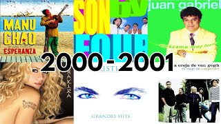 Las Canciones Mas Populares del Año 2000 y 2001 en Español  Pop Latino Baladas RockCumbiaSalsa [upl. by Derrej]