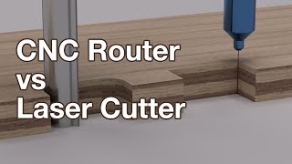 CNC vs Laser Cutter [upl. by Nyar776]