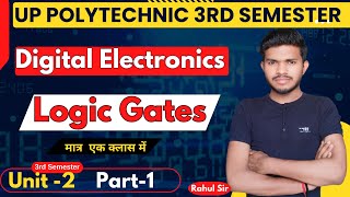 Logic Gate हिंदी में digital Electronics by Rahul SirDigital Electronic 3rd polytechnic semester [upl. by Alemap]