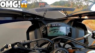 Yamaha R15 V4 Top Speed Top End Test [upl. by Anitsirhc]