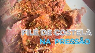 Filé de Costela na panela de pressão como fazer uma carne saborosa suculenta e fácil [upl. by Dolph373]