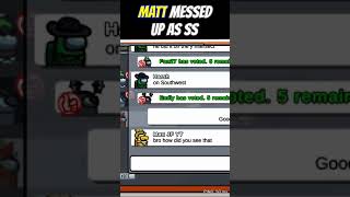 Matt messed up badly Mira HQ Tracker Gameplay  amongus badtimingamongus tracker shapeshifter [upl. by Norrehs310]