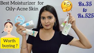 Best Moisturizers for OilyAcne Prone Skin  Kashika Chauhan [upl. by Gabe]