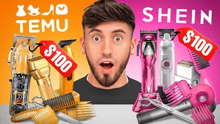 100 Temu VS 100 Shein Barber Kit [upl. by Broder]