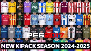 PES 2017 NEW KITPACK SEASON 20242025 [upl. by Zsuedat]