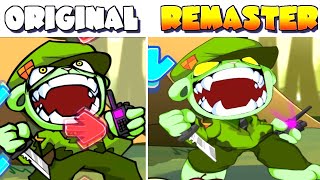 FNF VS Flippy ORIGINAL VS REMASTERED HD FULL WEEK  Flipped Out FNF MODS [upl. by Alisa906]