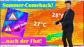 IRRE Nach Bodenfrost Alpenschnee Regenfluten bis 28 °C und Sonne Der Altweibersommer kommt [upl. by Aerdua976]