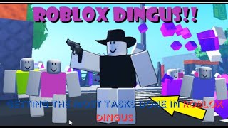 Completing The Most Tasks In Roblox Dingus [upl. by Zap]