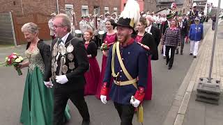 Schützenfest Grevenbroich Kapellen 2024  Parade am Montag 362024  BSV Kapellen Erft [upl. by Inalawi]