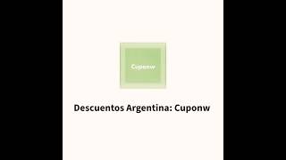 Recomendaciones para tiendamia Argentina Cuponw [upl. by Orelee]