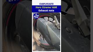 Hero Xtreme 160R Exhaust Note  Auto Live [upl. by Lorrimer451]