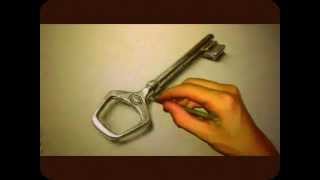 Crazy Drawing illusion 3D  The Key [upl. by Kcuhc]