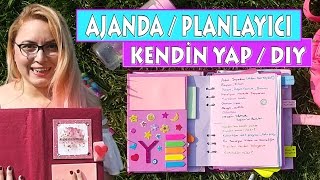 Kendin Yap Ajanda  Planlayıcı Yapımı  DIY Planner [upl. by Lerret]