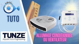 Tunze 7000 Tuto régler de ventilateur en fonction de la température [upl. by Ollehto947]