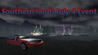 Roblox Southern Lands Beta  July 4 Event [upl. by Ecnahs18]