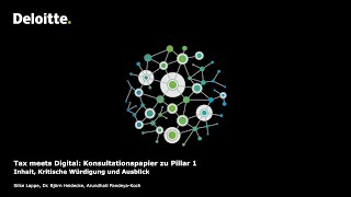 Deloitte TP Insight Konsultationspapier zu Pillar 1 [upl. by Faxan]