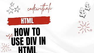 HTML Tutorial  Using Divs [upl. by Adnicul499]