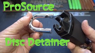 1416 ProSource Disc Detainer Picked Open [upl. by Nmutua]