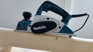 Makita KP0800 planer  unboxingreview and How to Use a PlanerWoodworking tool review [upl. by Baras]