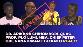 We Are Just Starting  Arikana Chihombori PLO Lumumba Peter Obi React To being Cancelled In Ghana [upl. by Zacarias]